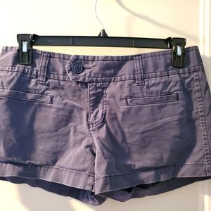 American Eagle blue cotton shorts